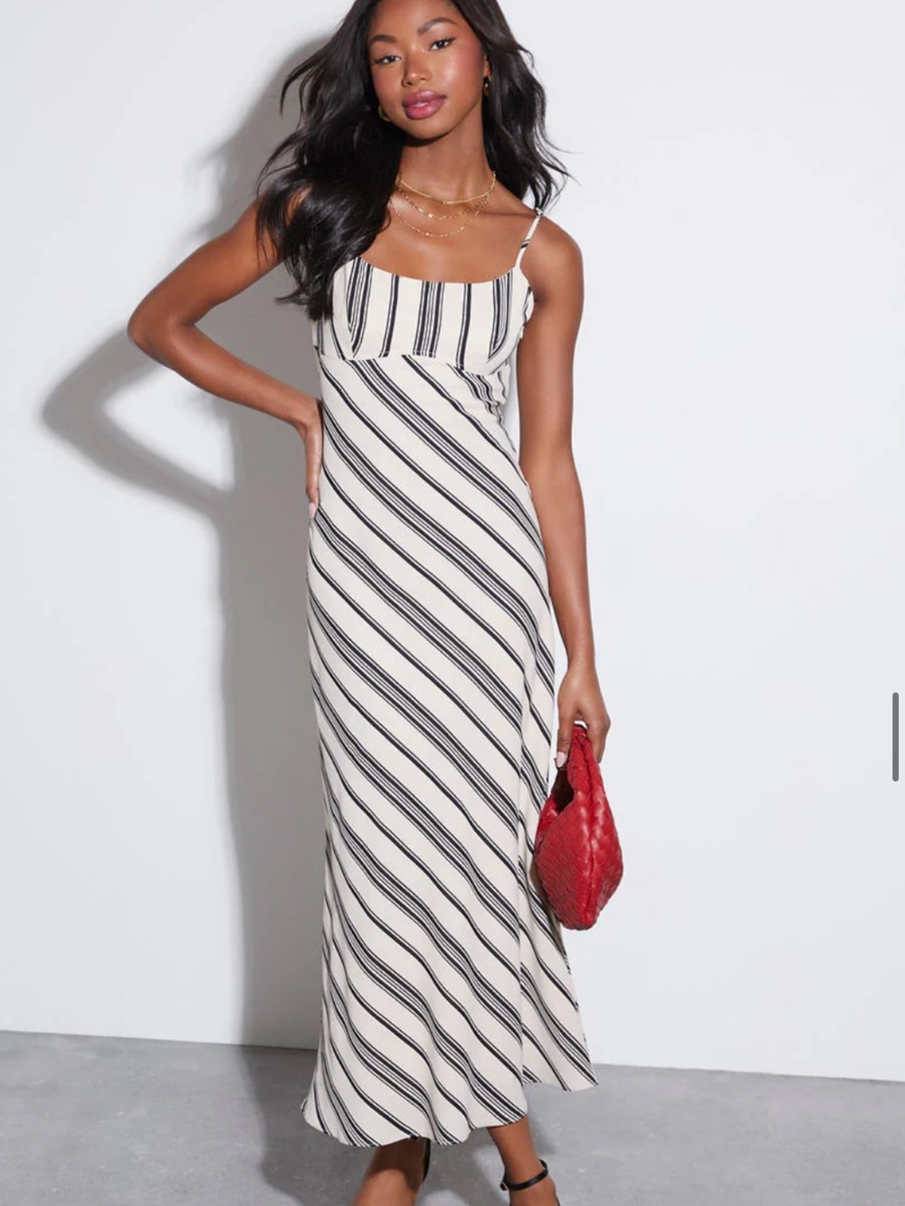 VICI Rhoda Striped Maxi Dress